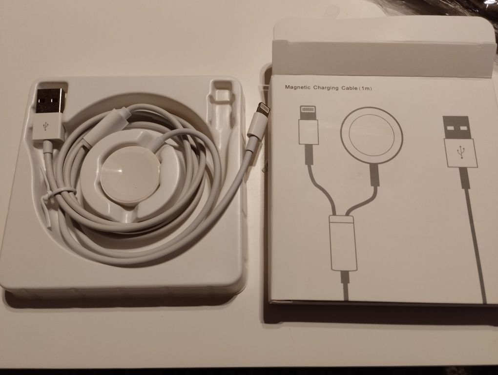 Kabel USB typu lightning magnetyczny długość 1 m