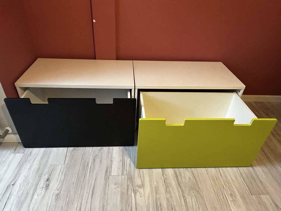 Skrzynie na zabawki/stoliki Ikea Stuva