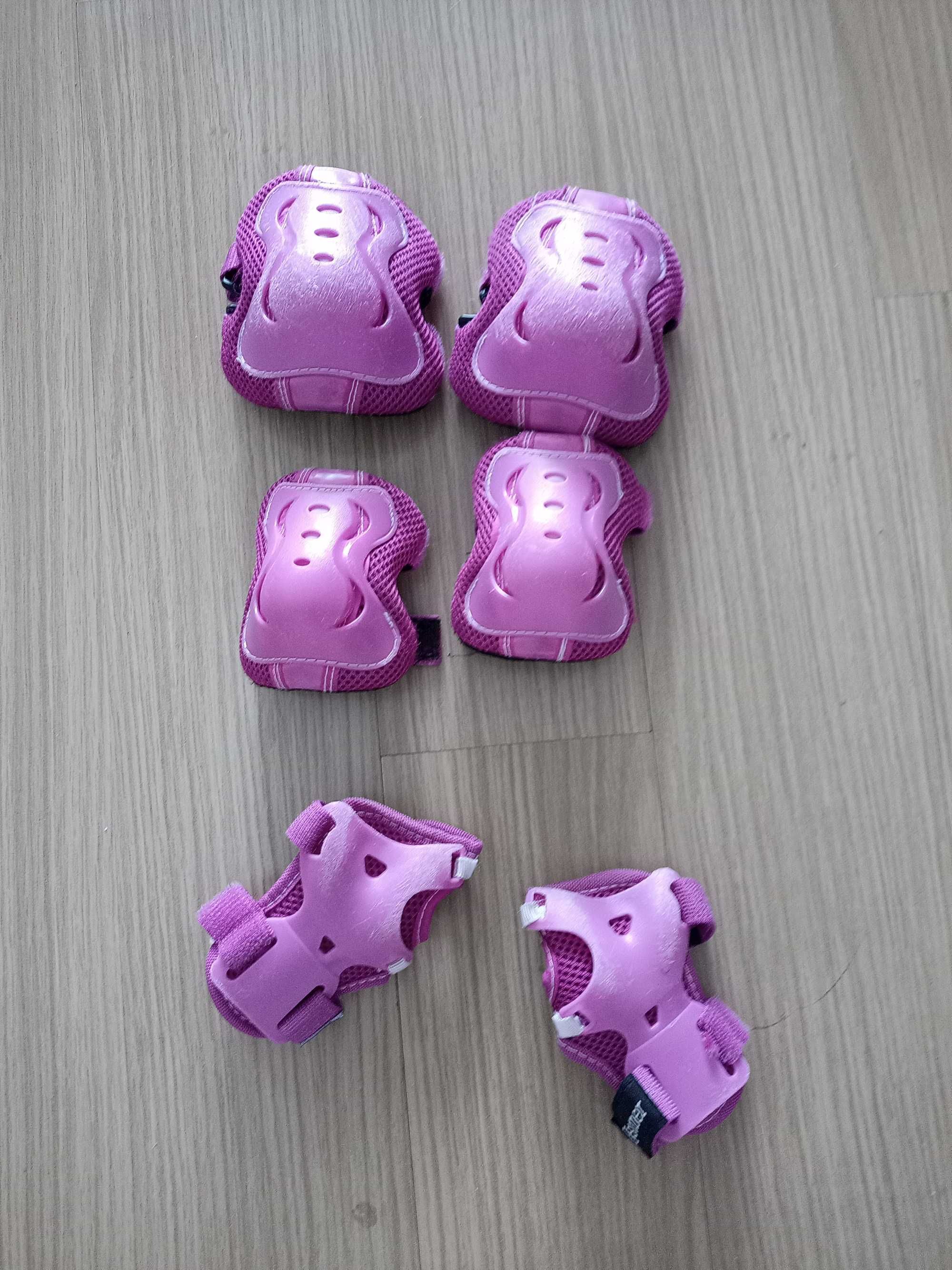Patins em Linha + Proteções – Inline Skates with Pads Set