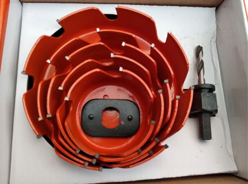 Набор коронок по дереву с победитовыми напайками ZHIWEI