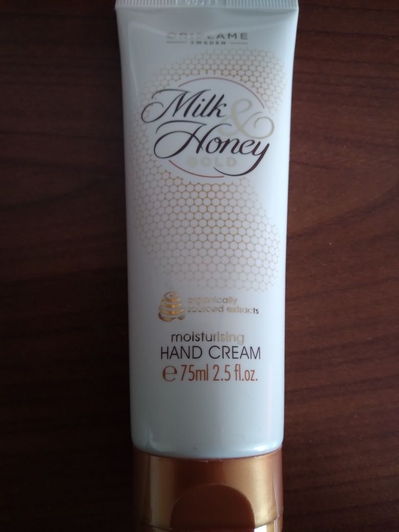 Nawilżający krem do rąk Milk&Homey Gold -