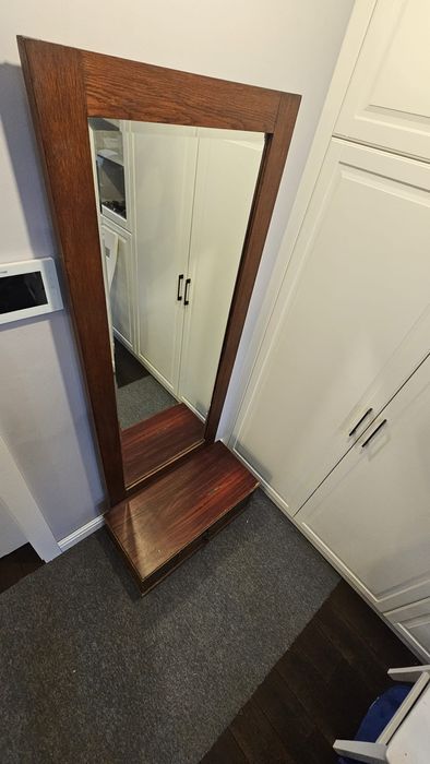 Tremo toaletka PRL vintage lustro kryształowe