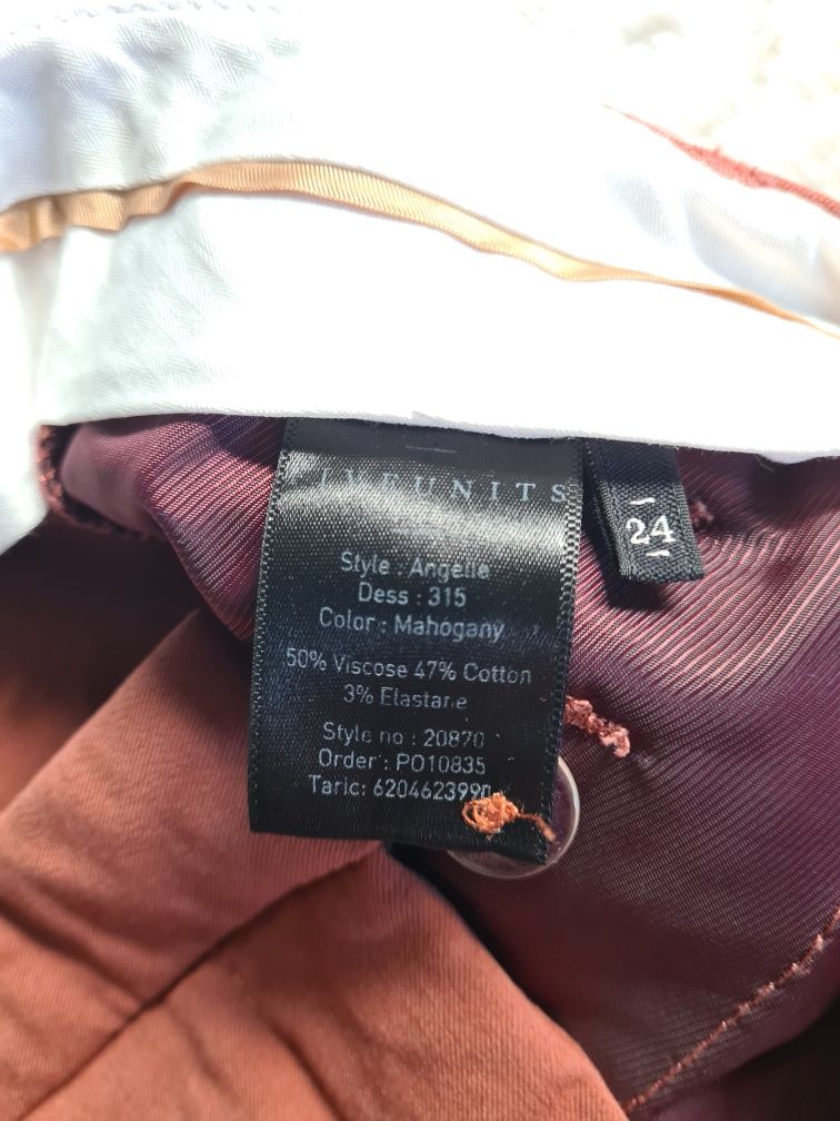 Eleganckie materiałowe spodnie wiskoza bawełna jakość premium
