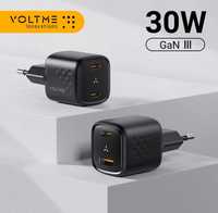 Voltme Revo 30 duo GaN³ зарядное устройство QC, PD