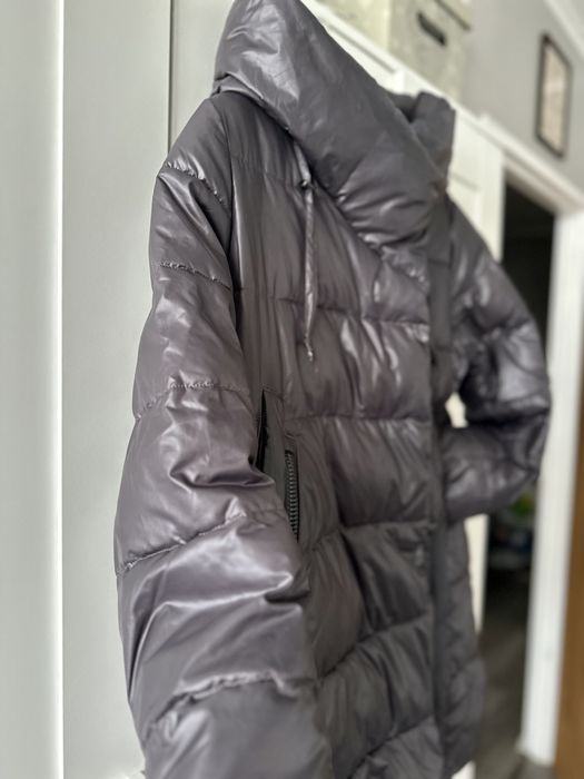 Zimowa włoska prosta kurtka damska