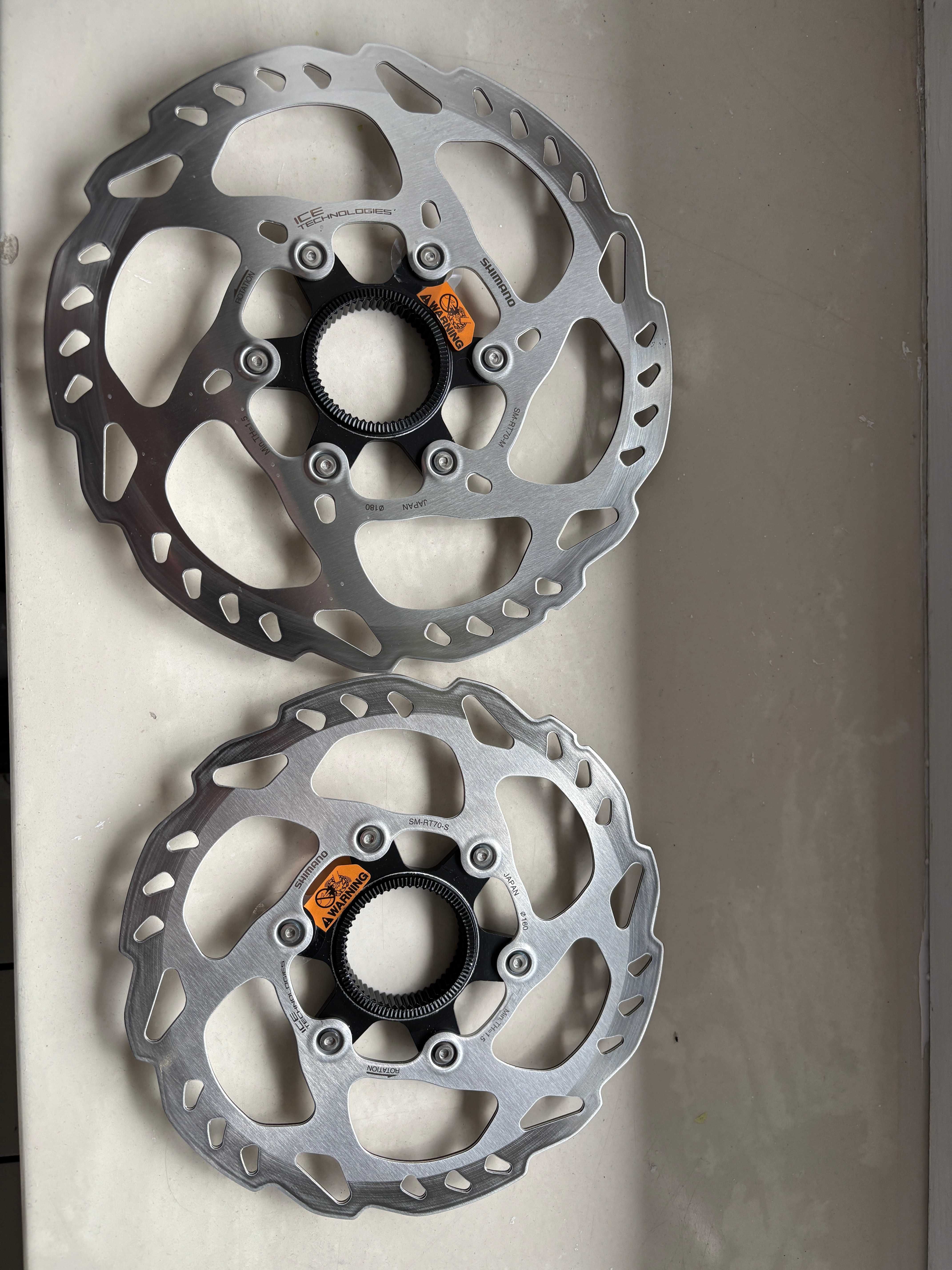 Tarcze hamulcowe SHIMANO SLX SM-RT70 180/160