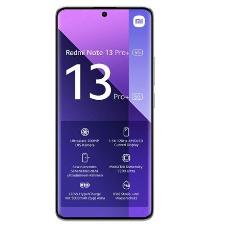 Xiaomi Note 13 Pro+ w kolorze Aurora Purple, 6.67"