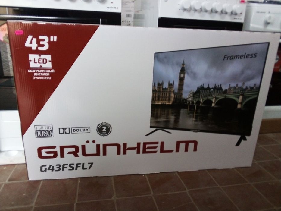 Телевизор Grunhelm  Frameless Full HD Smart