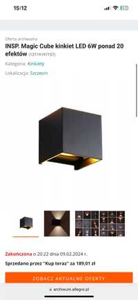 Nowe lampy Magic Cube