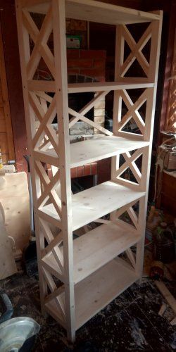 Стелаж полка деревяна