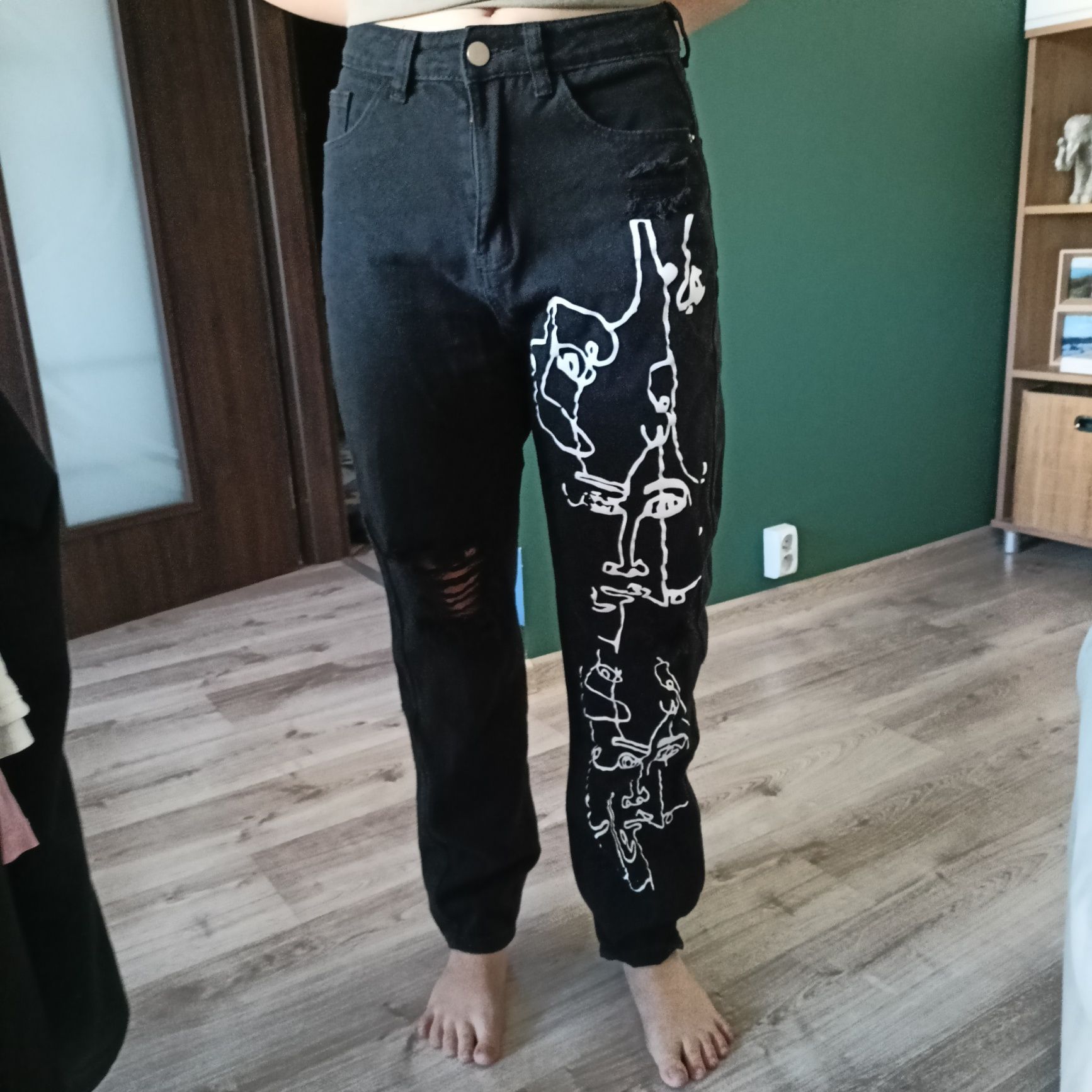 Spodnie nowe momjeans