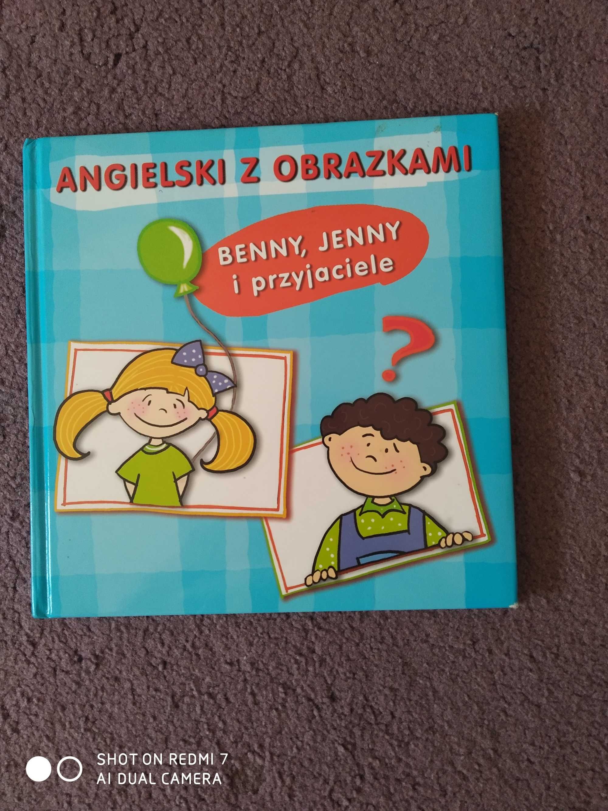 Książka angielski z obrazkami-,,Benny, Jenny i przyjaciele"