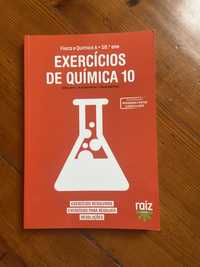 Exercícios de Química de 10° ano