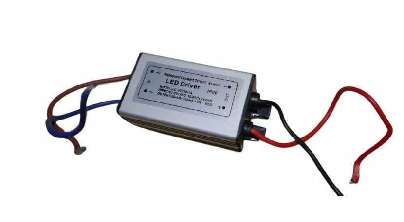 Zasilacz LED DRIVER LD-43320-1A 26-43V 320mA do taśm led