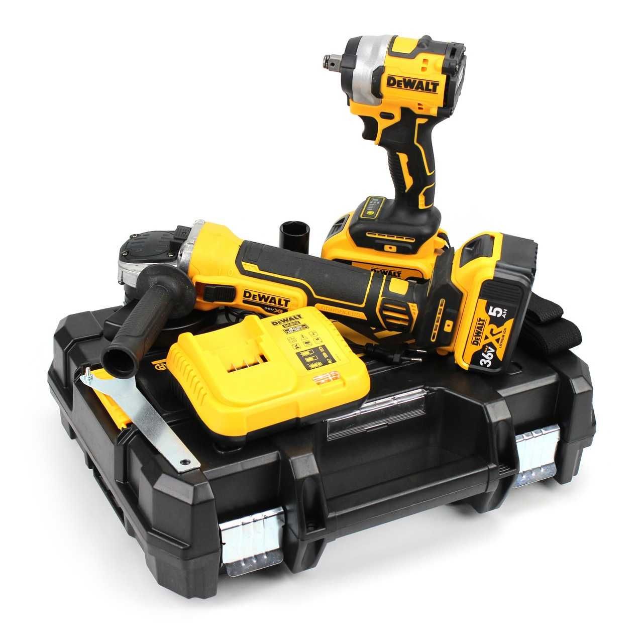 Набір 2в1 DeWalt (Гайковерт DCF922D2T + Болгарка DCG405P2) Девольт