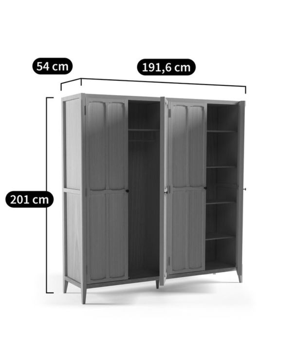 Roupeiro / Guarda-fatos 4 Portas