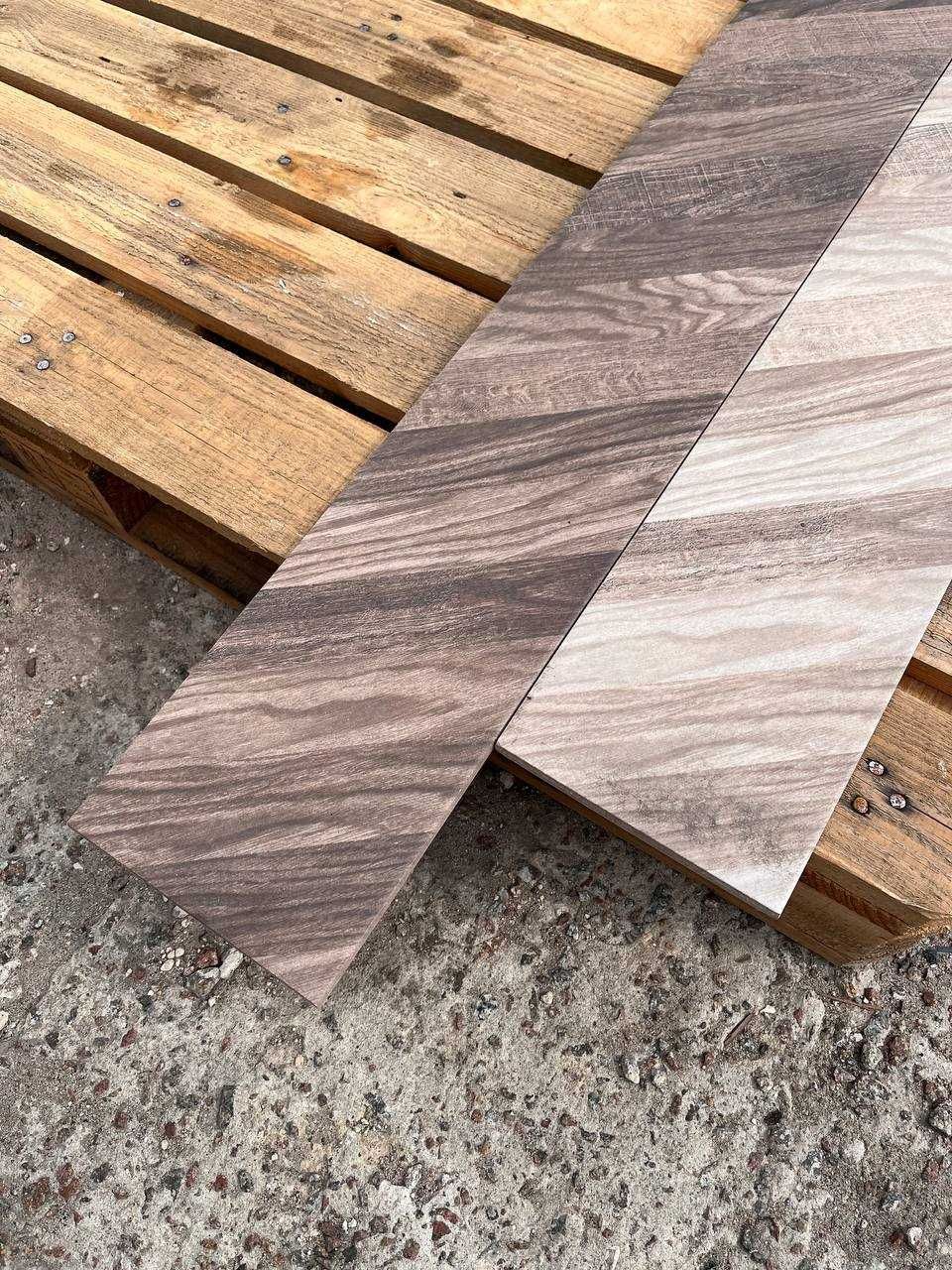 Светло Коричневая Плитка под Паркет на Пол 15x90 см