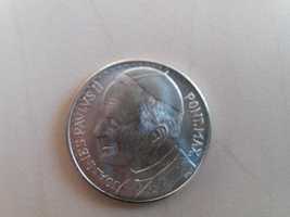 pamiątkowa  moneta  z papieżem