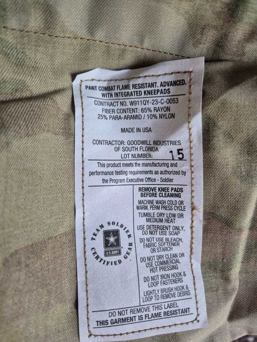 Бойові штани вогнетривкі US Army Combat FR Pants різні розміри