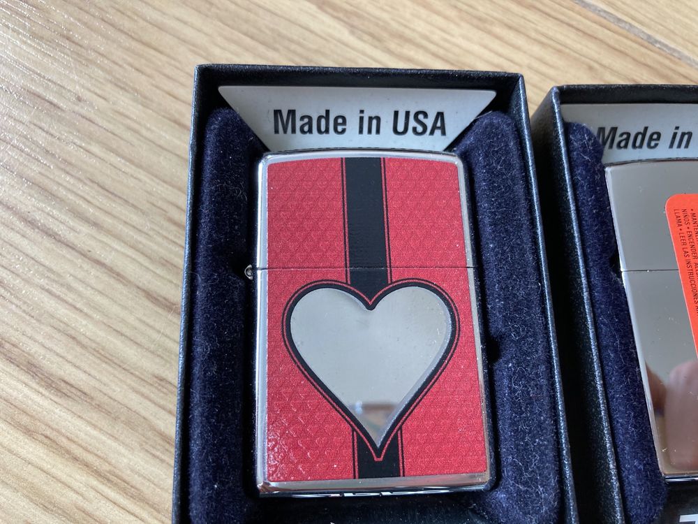 Новая бензиновая зажигалка Zippo 28466 Chrome Heart High Polish из США