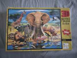 Puzzle 3D Afryka 500 szt