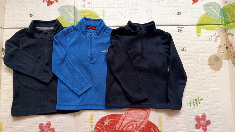 Лот теплих речей на 5-6 років, флісові кофти, джогери H&М,халат, штани