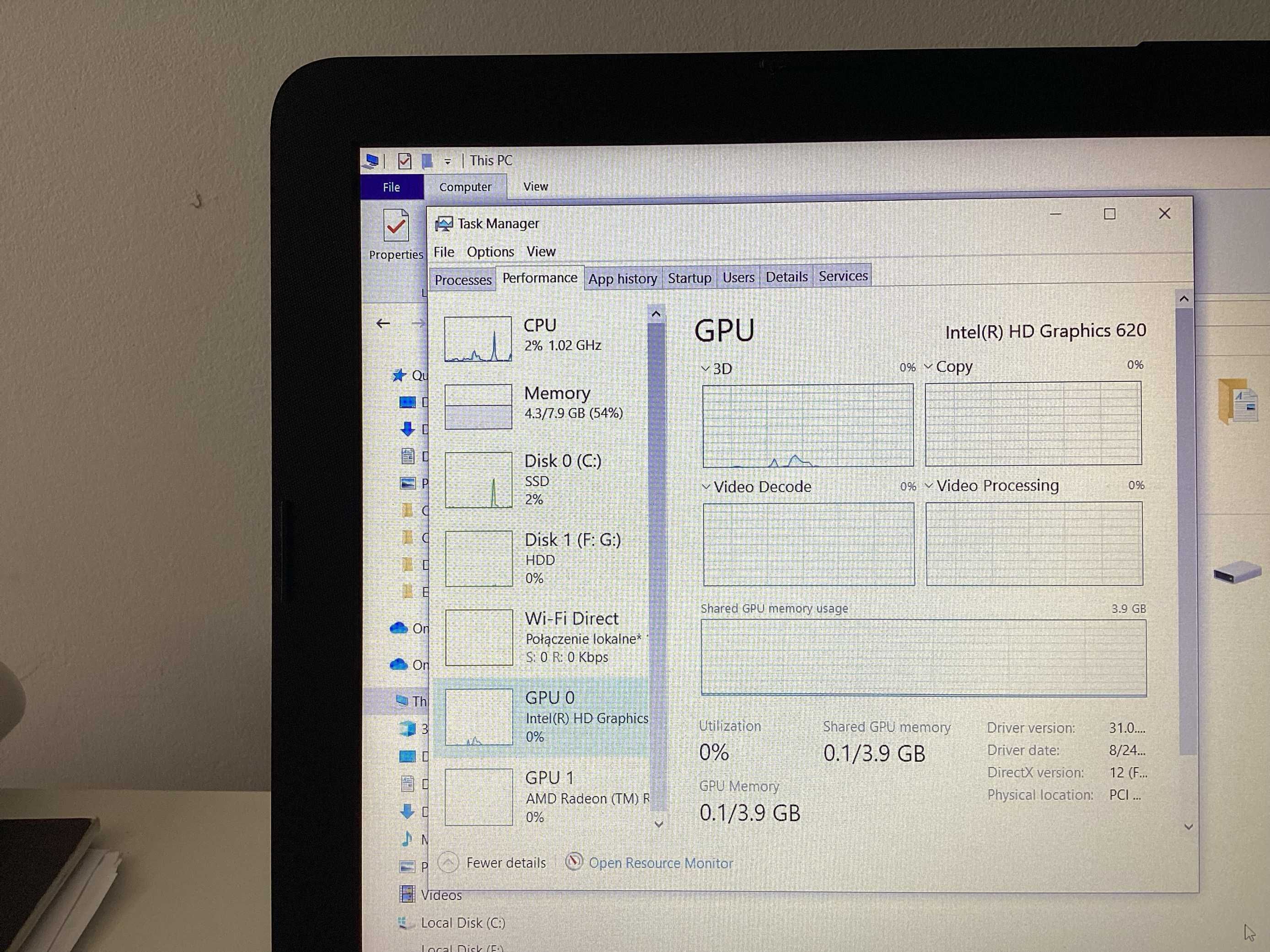 Hp 250 G6 15.6" Windows 10