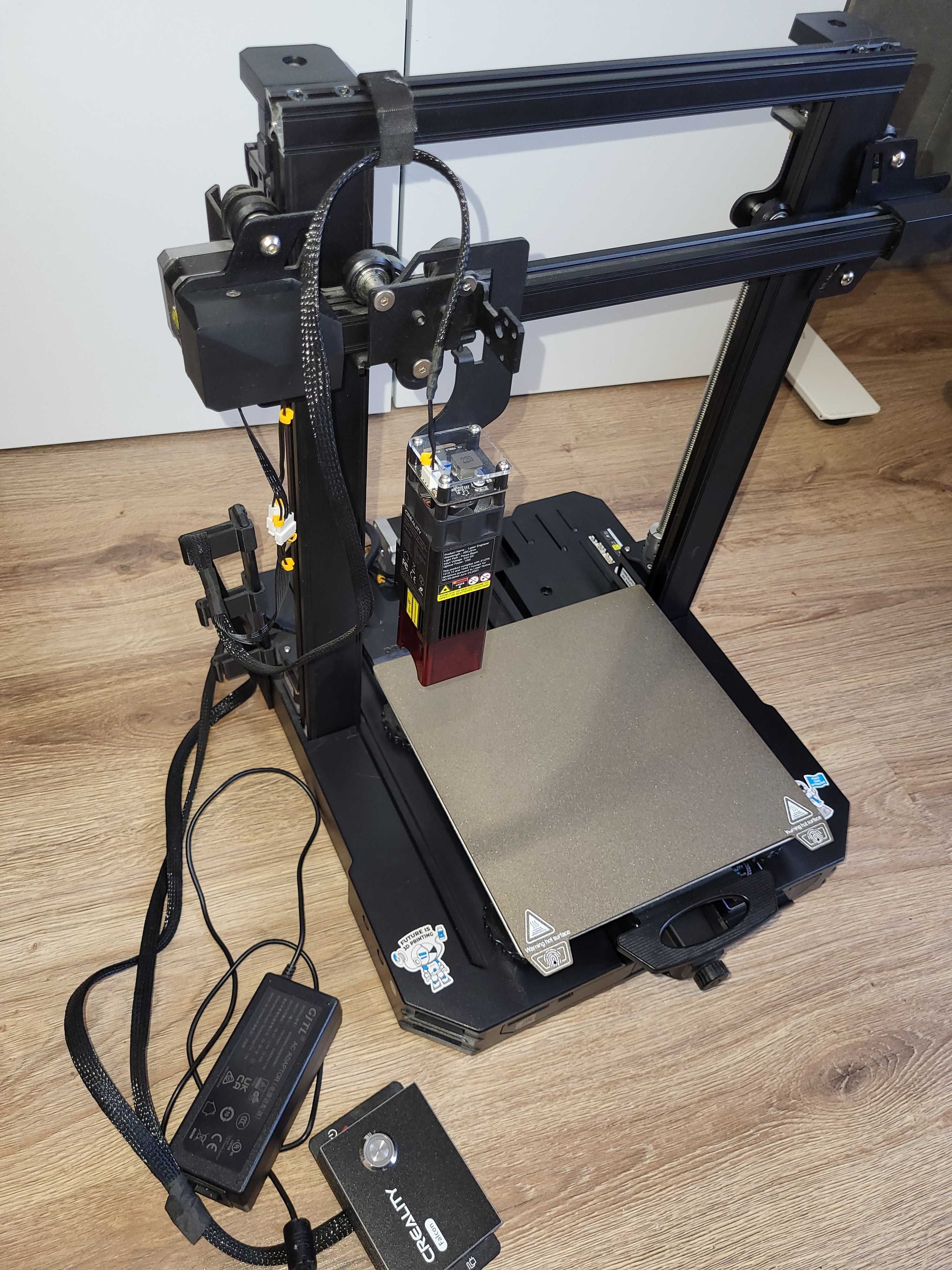 Zestaw drukarki Ender 3 S1 Pro z laserem 10W