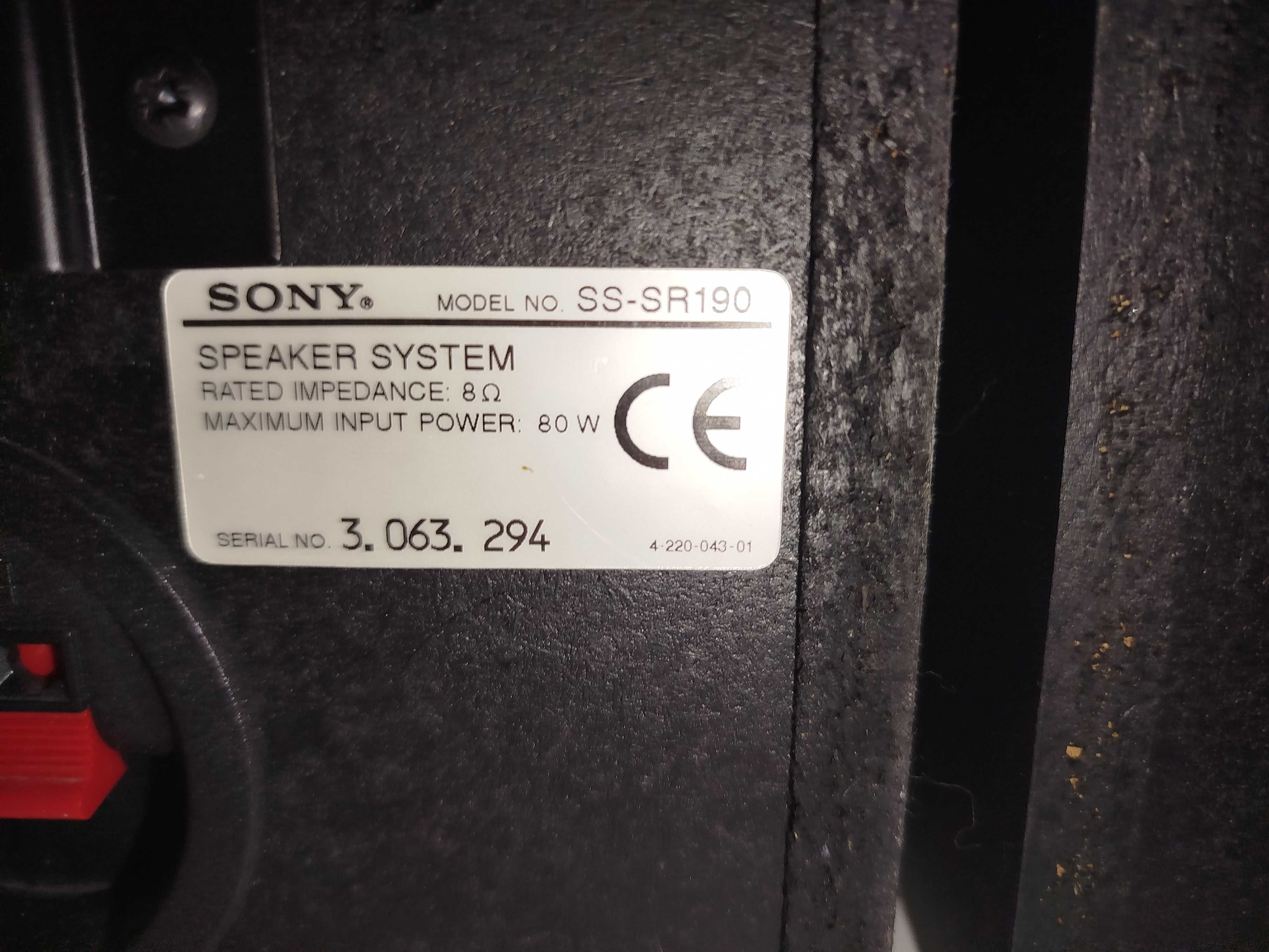 Колонки  SONY SS-CN190 100W 1шт + SONY SS-SR190  2x80w ціна за 3 шт