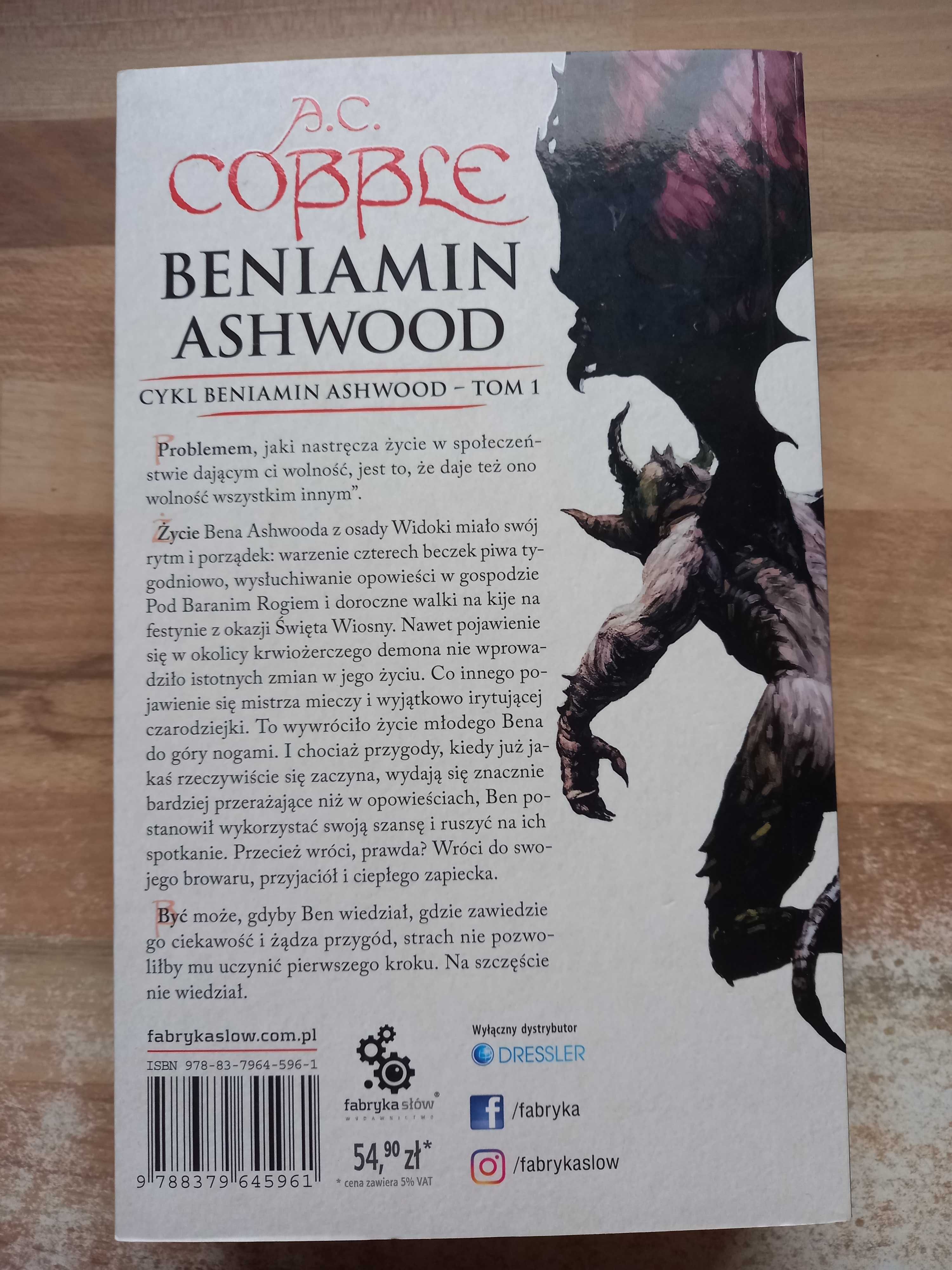 Beniamin Ashwood A.C. Cobble nowa