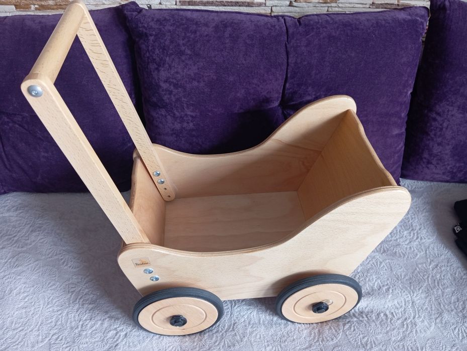 Pinolino wózek drewniany dla lalek