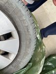 Koła stalowe opona 15 zimowe z oryginalnym kołpakiem Toyota