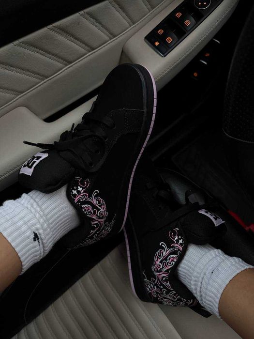 !SALE! DC Shoes Court Graffik Black Pink Sabbath 36 37 38 39 40 41 дс