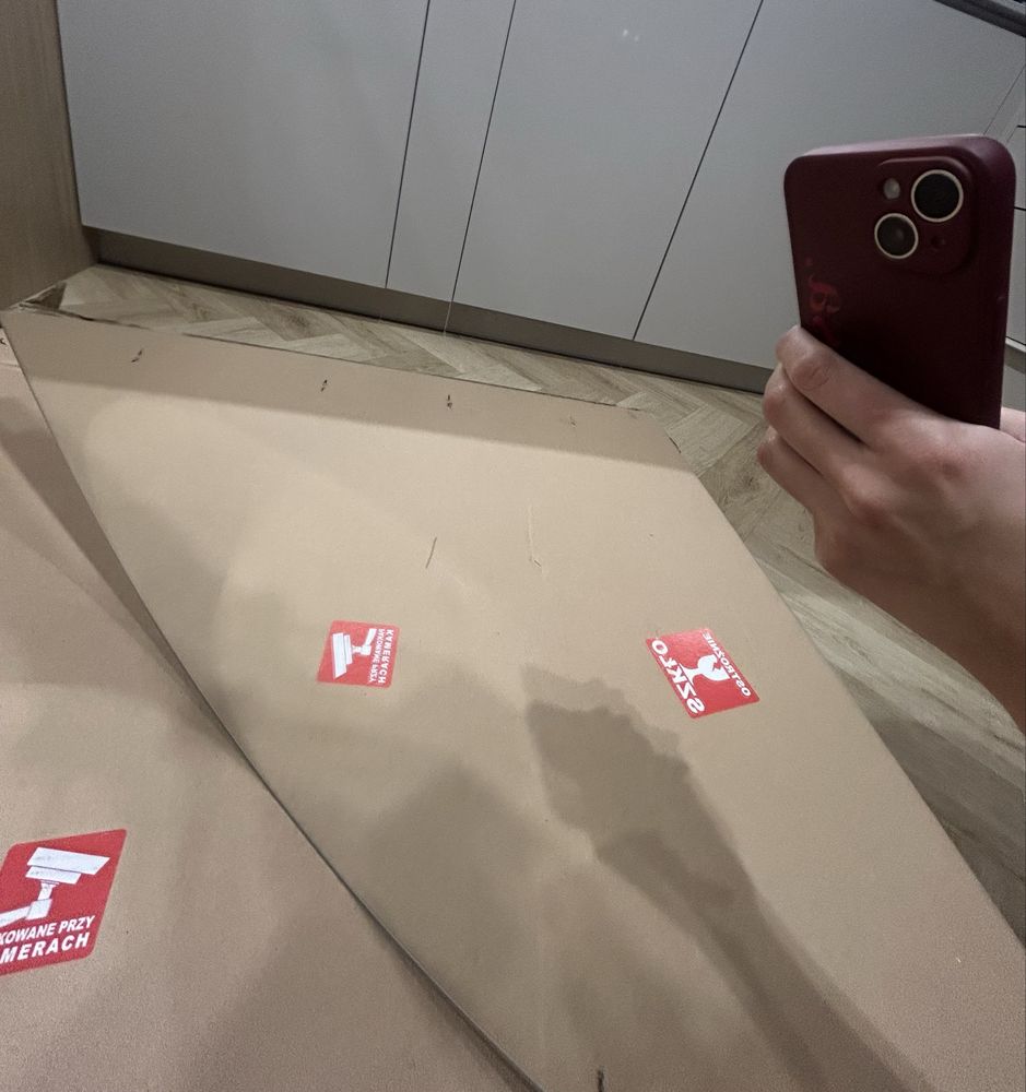 Lustro Podświetlane LED Okrągłe 85 cm Łazienkowe Wodoszczelność IP67