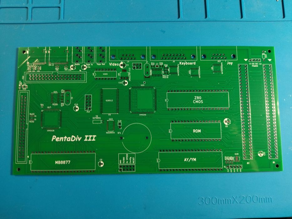 Друкована плата zx spectrum PentaDiv-3