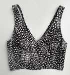 Top Bluzka Topshop Wzory S 36 Suwak Szary Wzorki