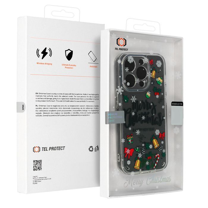 TEL PROTECT Christmas Case do Samsung S23 Ultra Wzór 3 Clear
