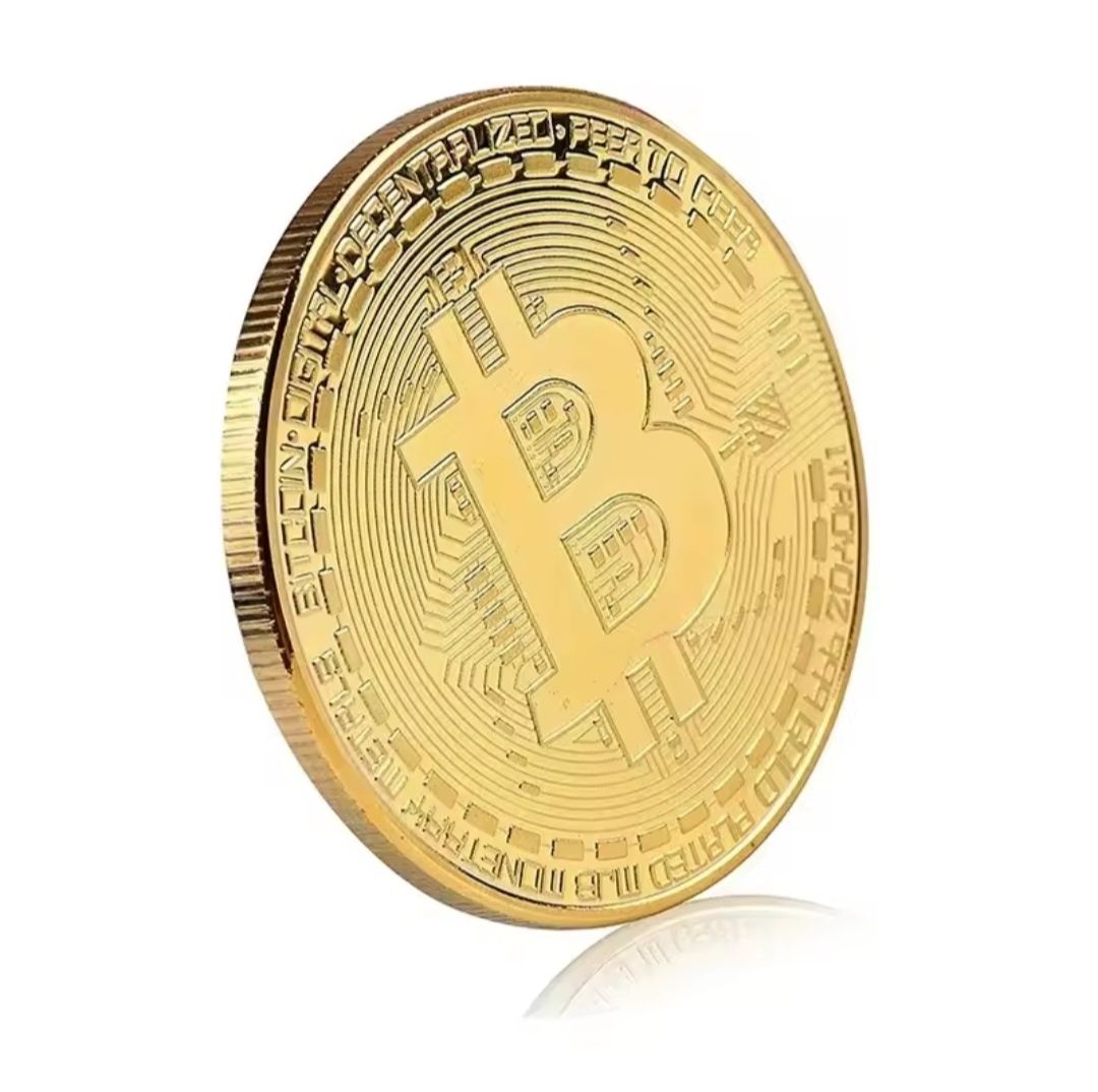 Moneta kolekcjonerska bitcoin
