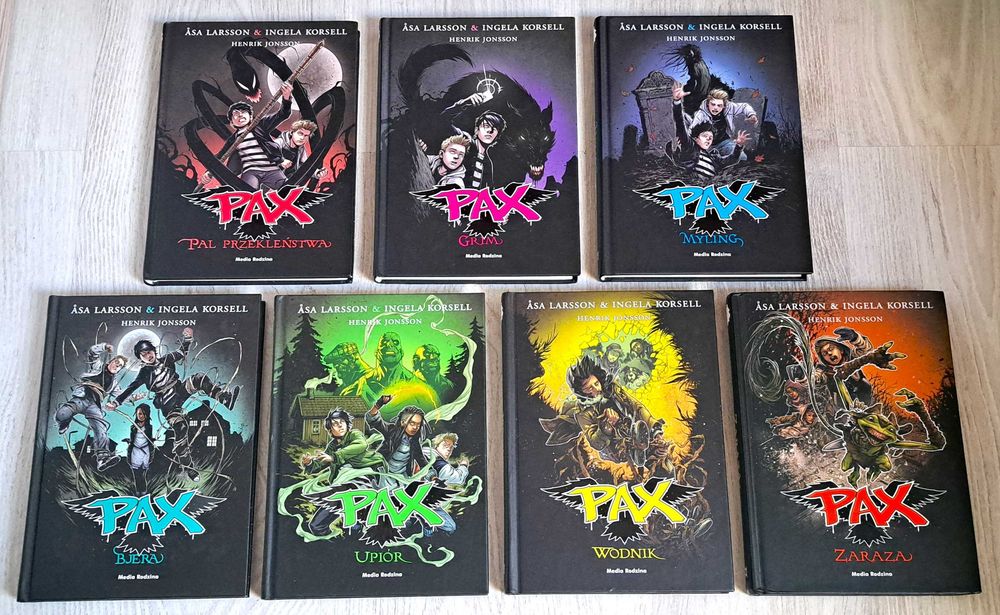 7x Larsson Korsell PAX Zaraza Przekleństwa Myling Bjera Upiór Wodnik