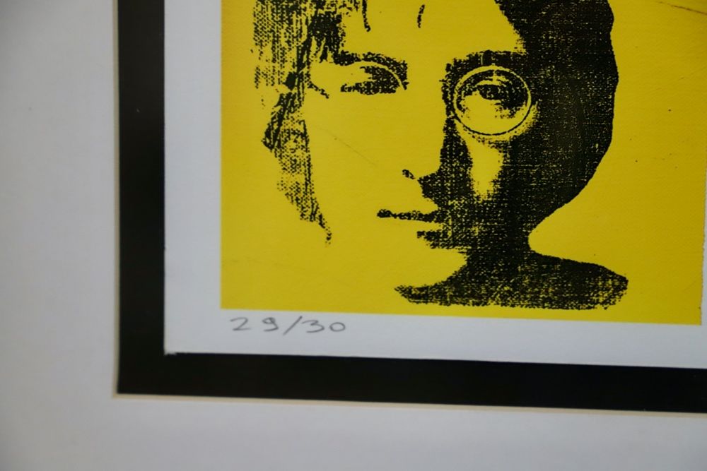 Serigrafia do artista André Capote - John Lennon