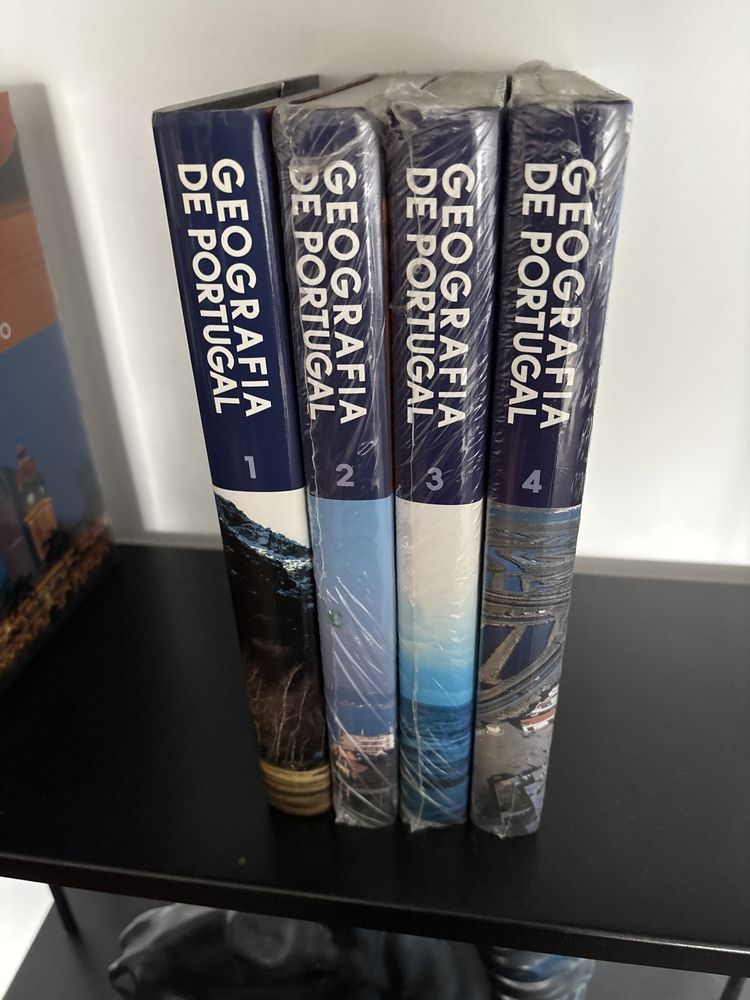 Geografia do Mundo 4 Volumes NOVOS + Geografia de Portugal