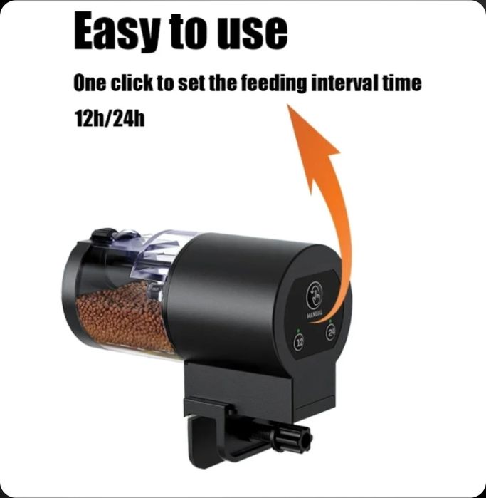 Karmnik automatyczny do akwarium - samoczynny podajnik pokarmu