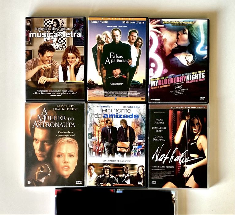 6 filmes em Dvd.