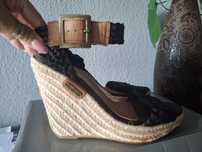 Pepe Jeans  sandałki espadryle damskie  38