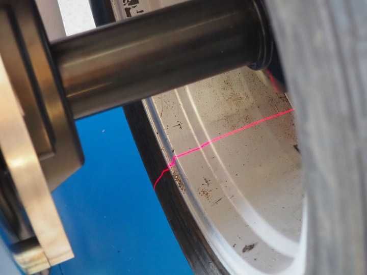 Wyważarka  ECODYNA 530 Laser uchwyt HAWEKA Monitor