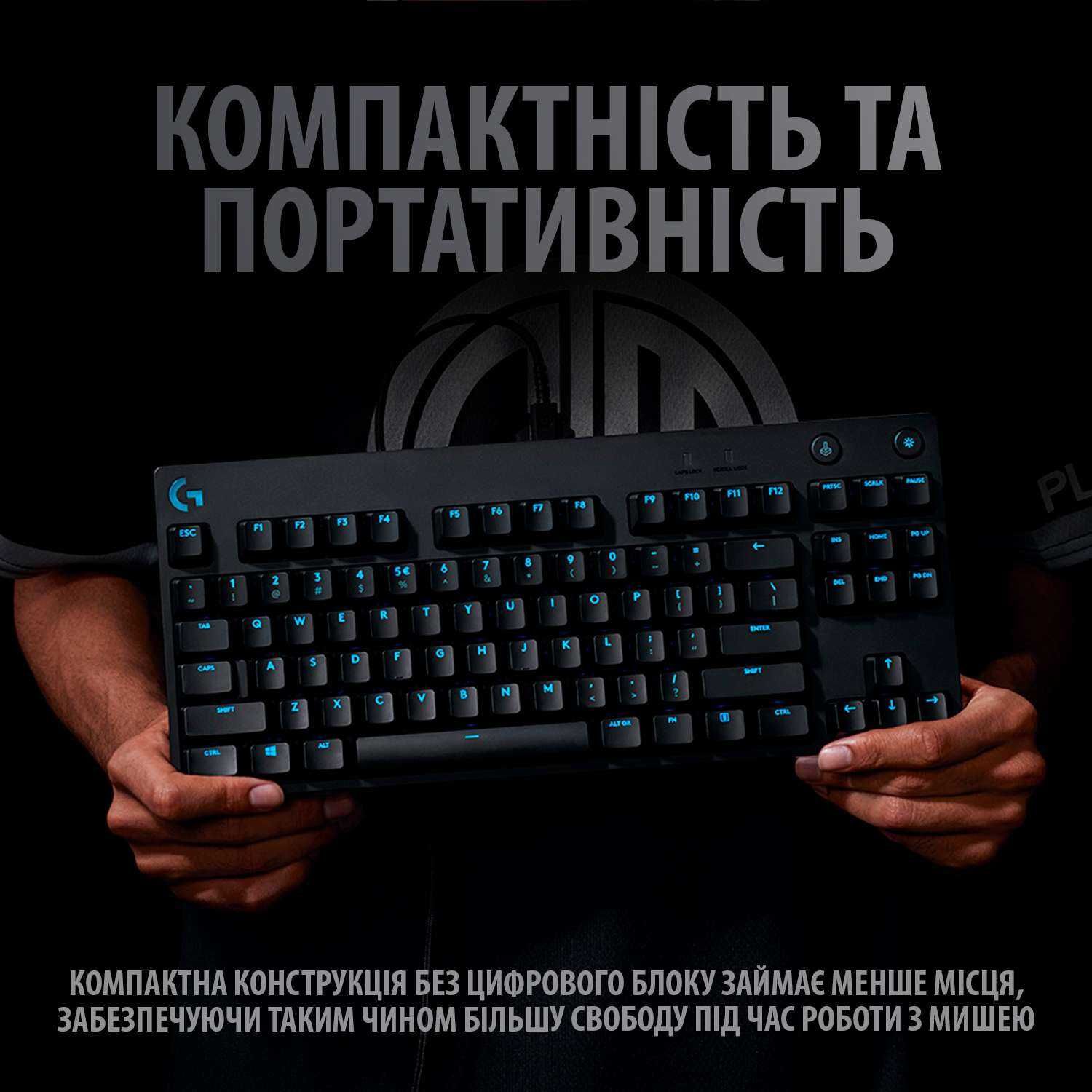 Клавіатура Logitech G PRO Mechanical Gaming US Black USB