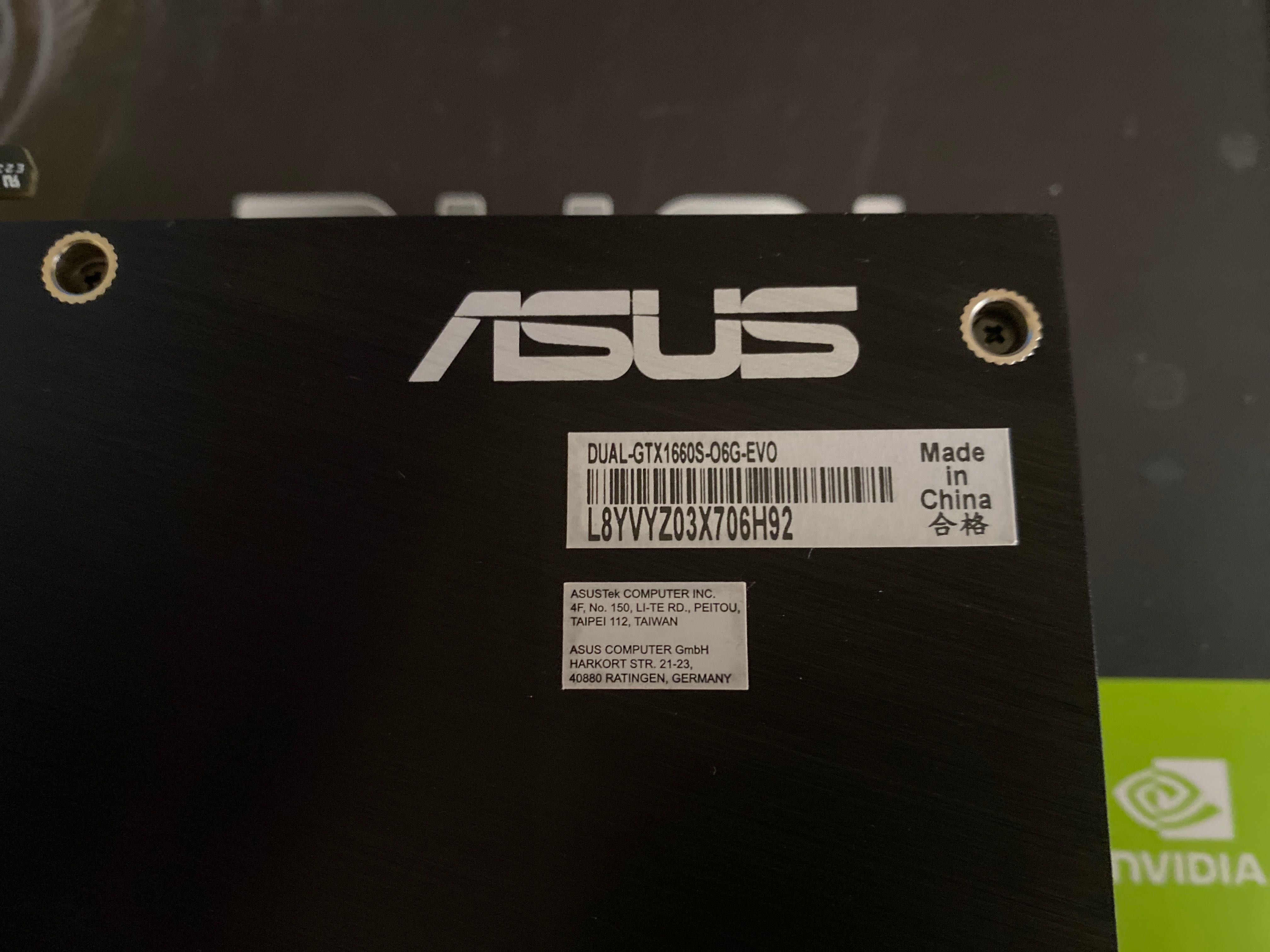 Karta graficzna Asus GTX 1660 SUPER Dual Evo 6 GB