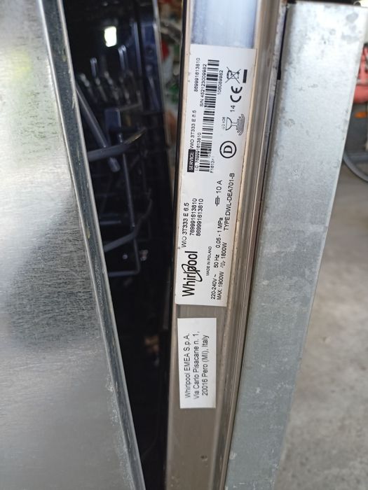 Zmywarka Whirlpool 60 cm do zabudowy