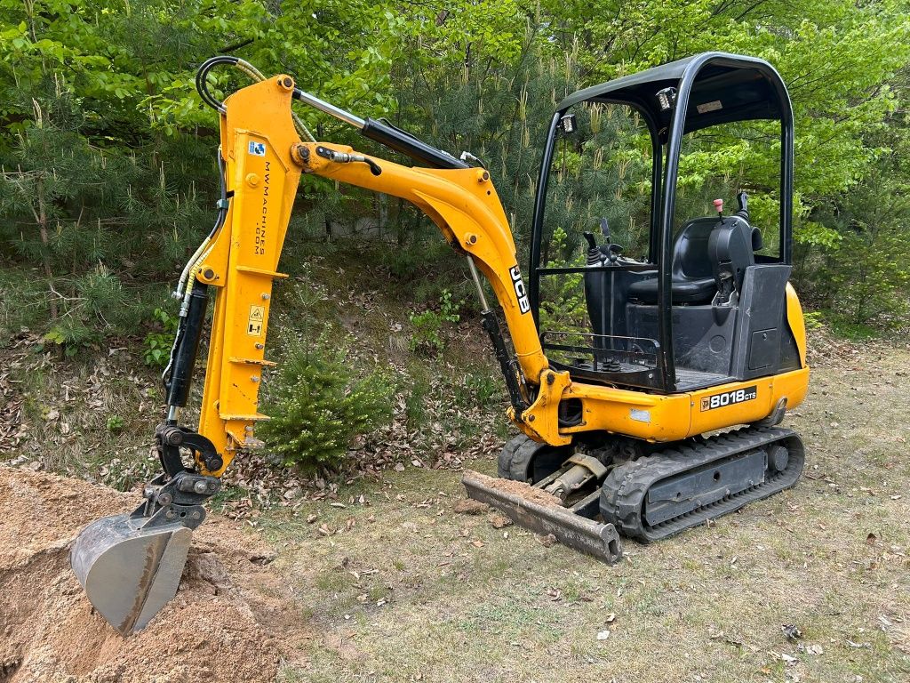 Minikoparka JCB 8018 CTS 2016r