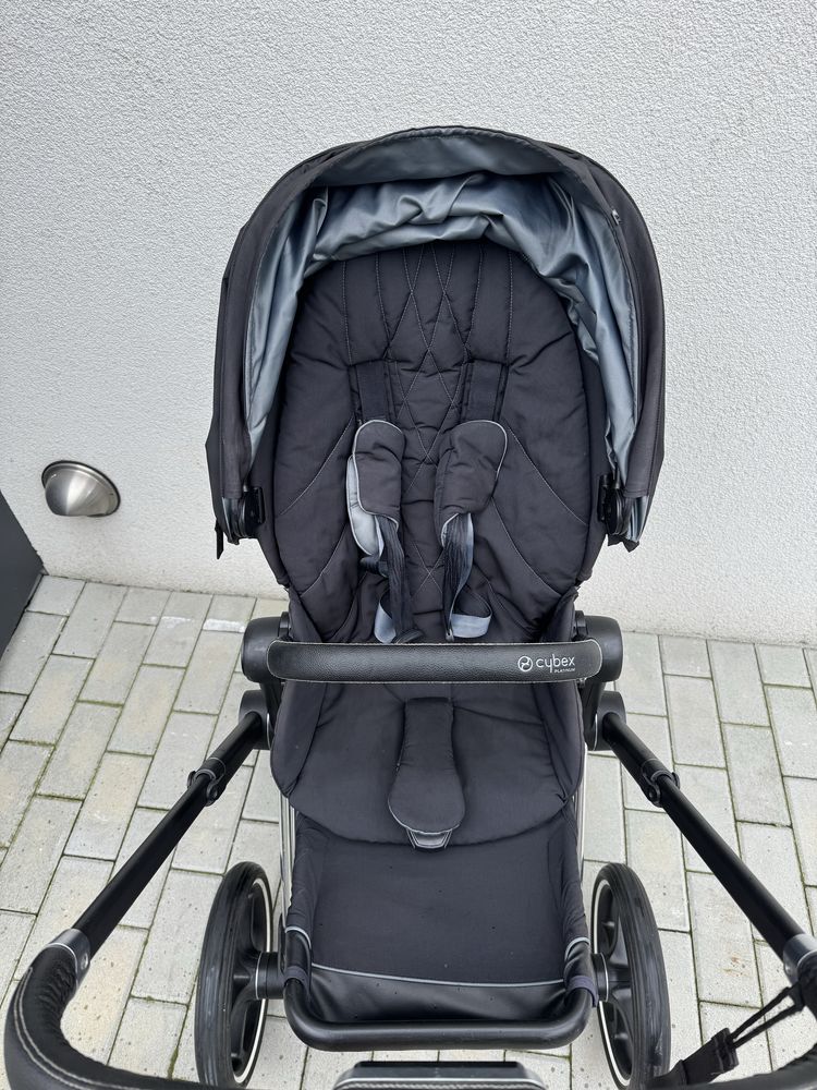 Cybex Priam 2.0 2w1 Deep Black / Chrome Black